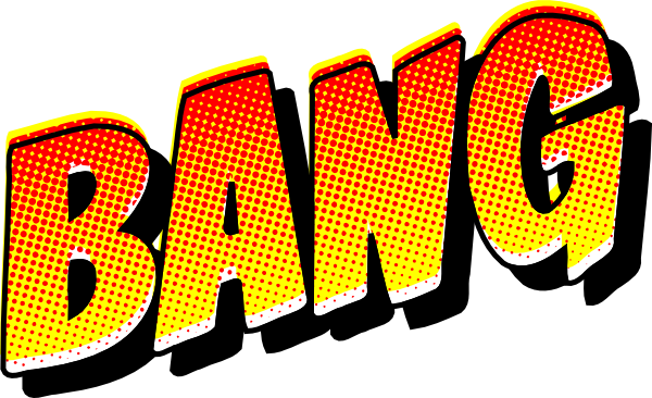 600x366 Comic Book Bang Clip Art