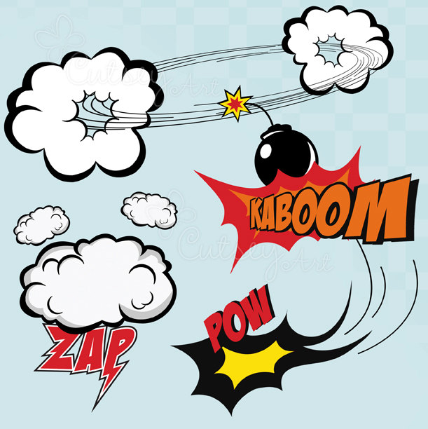 611x612 Clip Art Hero Comic Book Clipart Panda