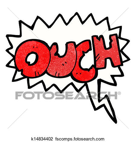 450x470 Clipart Of Ouch Comic Book Symbol K14834402