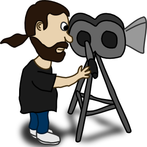 300x300 Comic Characters Filmmaker Clip Art