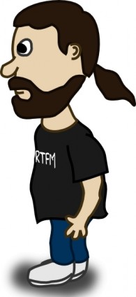 195x425 Comic Characters Profile Clip Art Download