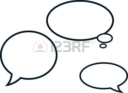 450x328 Vector Comics Speech Bubbles Illustration Royalty Free Cliparts