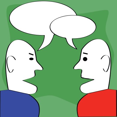 400x400 Comic Book Dialogue Clipart