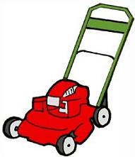 191x221 Clipart Of Lawn Mowers
