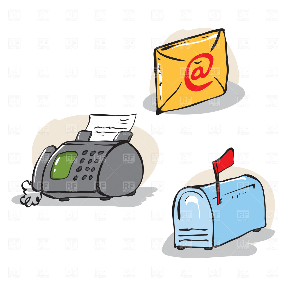 1200x1200 Communication Objects Set