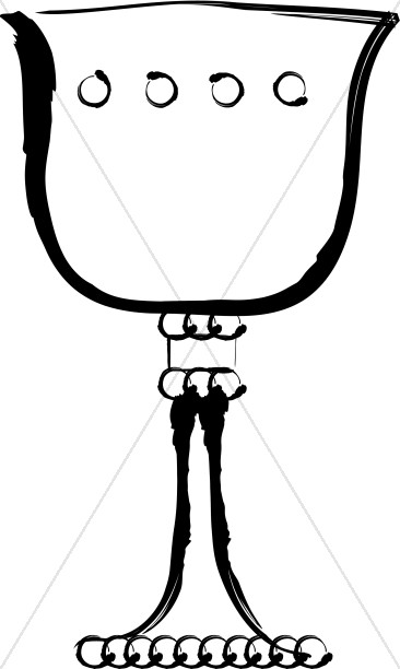 366x612 Chalice In Profile Communion Clipart