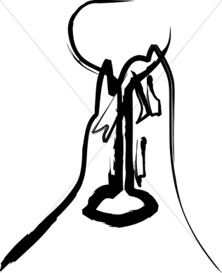 316x388 Communion Black And White Clipart 1992257