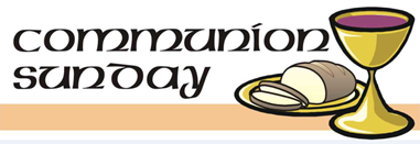 381x131 Communion Sunday Clip Art