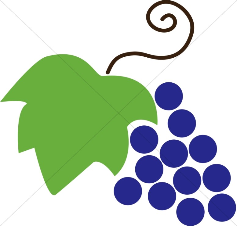 776x741 Grapes And Leaf Communion Clipart