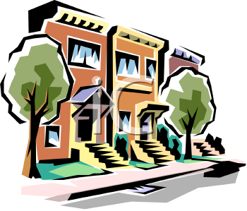 350x299 Royalty Free Community Building Clip Art, Buildings Clipart