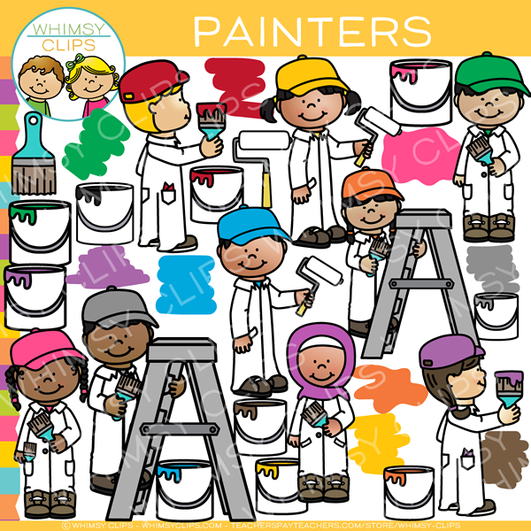 600x600 Community Workers Clip Art , Images Amp Illustrations Whimsy Clips