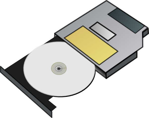 600x475 Slim Cd Drive Clip Art