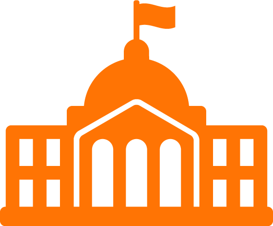 560x463 Government Images Clip Art Orange Building Flag