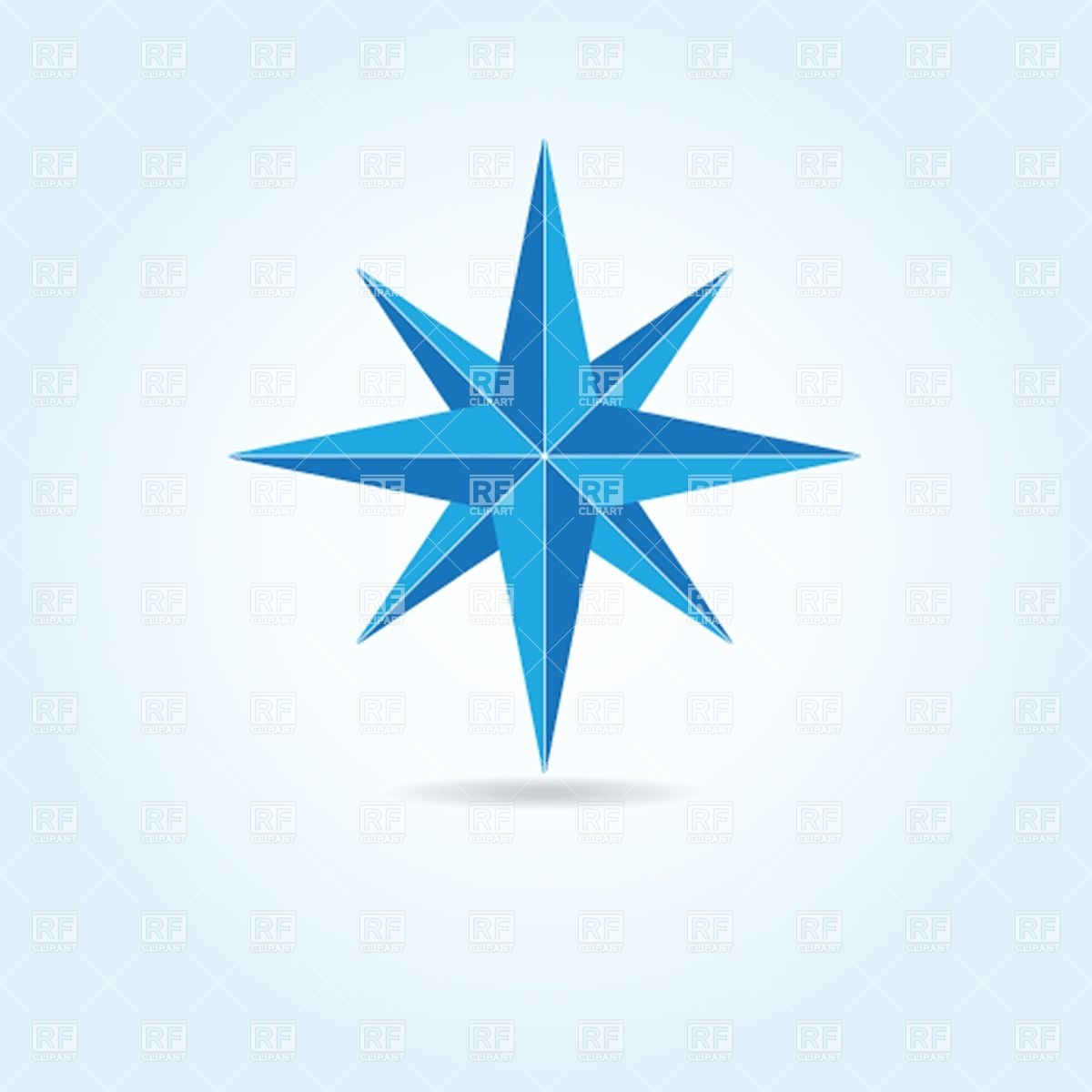 1200x1200 Compass Rose Royalty Free Vector Clip Art Image