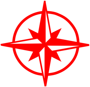298x288 Red Compass 4 Clip Art
