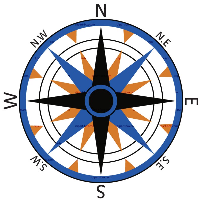 800x800 Compass Rose Clip Art Many Interesting Cliparts