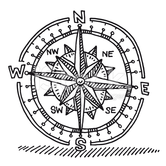 556x556 Compass Rose Drawing Royalty Free Stock Vector Art Tattoo