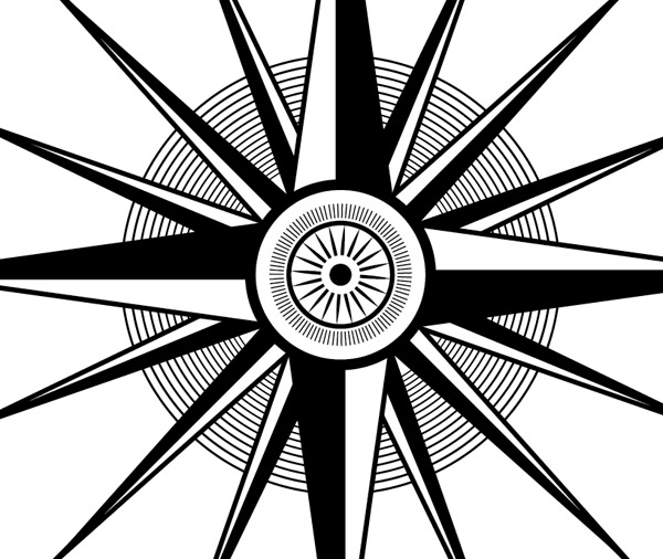 600x506 How To Create An Ornate Compass Rose In Illustrator