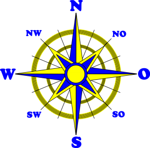 300x295 Compass Rose Clip Art Download