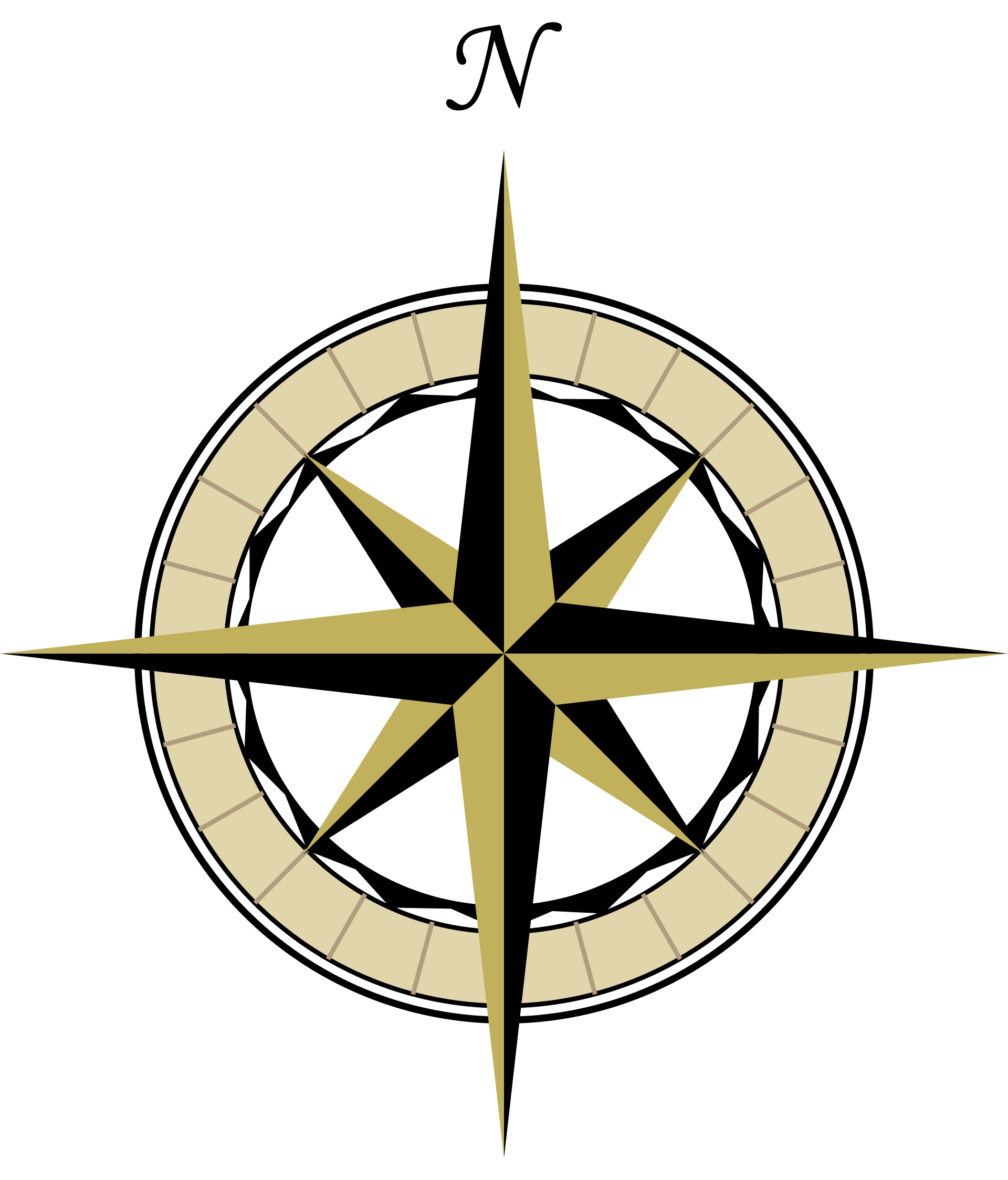 Elaborate Compass Rose With Images Compass Rose