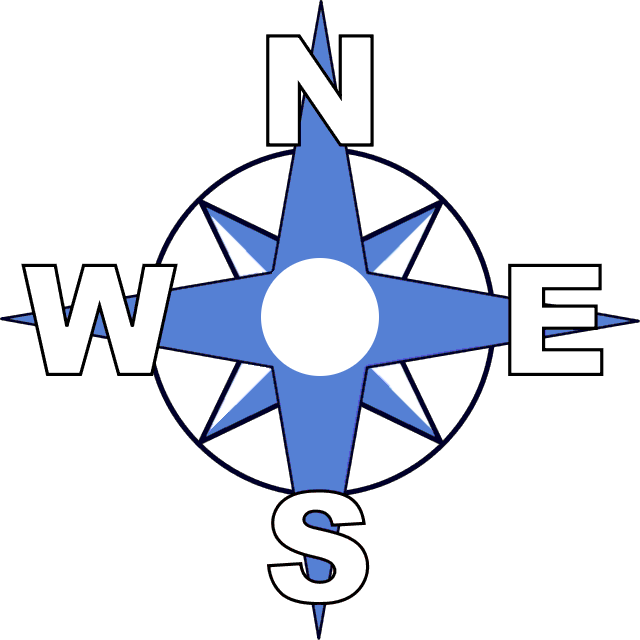 640x640 Compass Rose Clipart