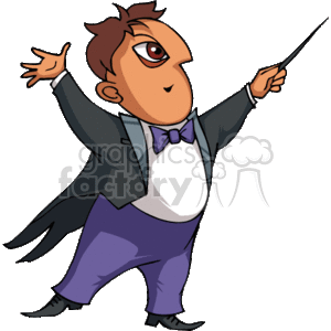 300x300 Royalty Free Cartoon Composer 161021 Vector Clip Art Image