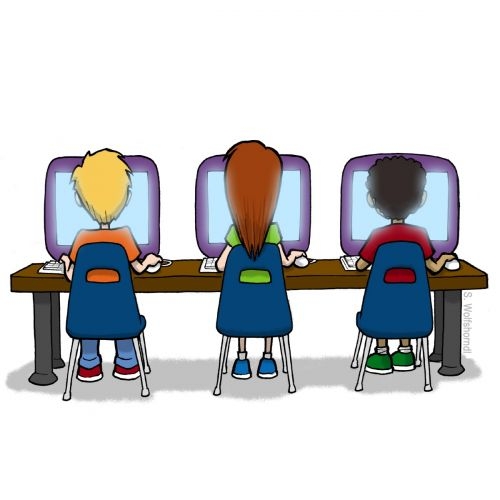 500x500 Computer Center Clipart