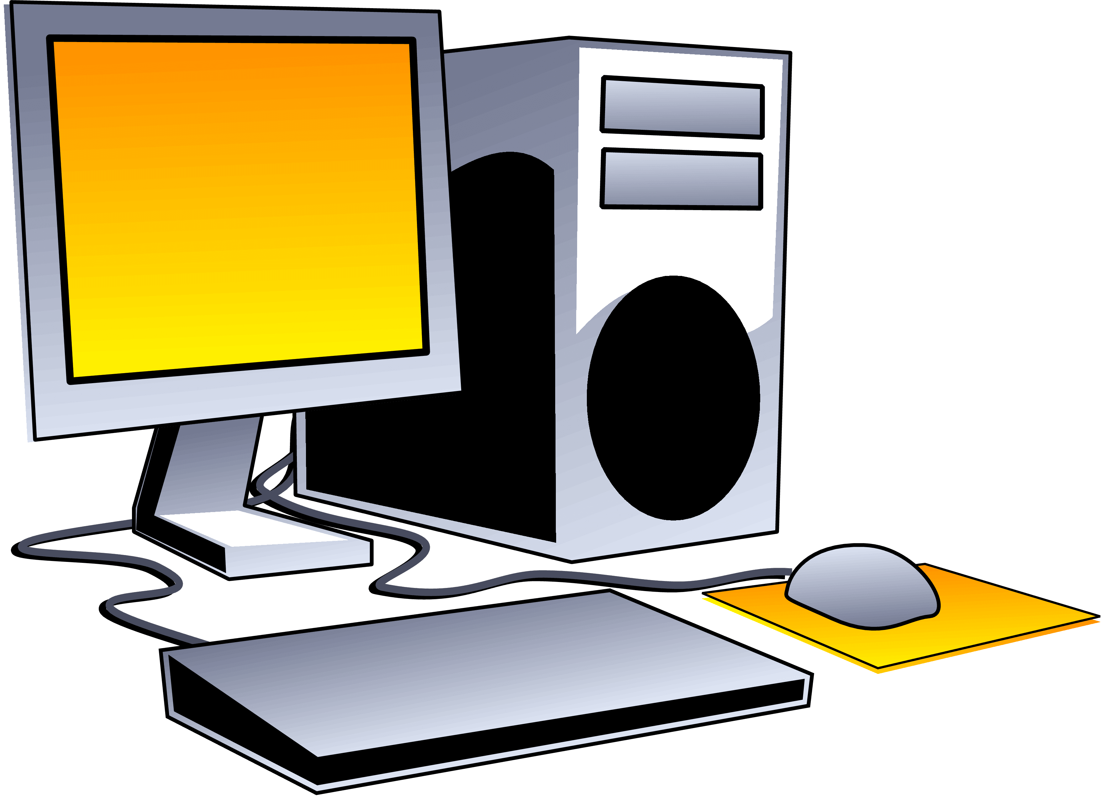 3528x2545 Top 85 Computer Clip Art