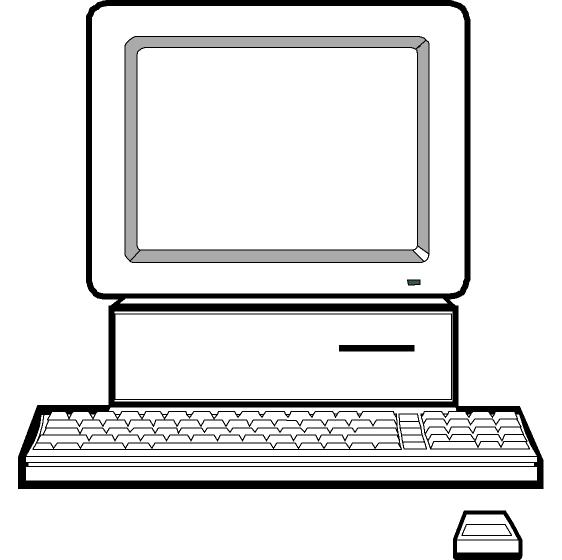 562x560 Computer Clipart Black And White Free Images 2