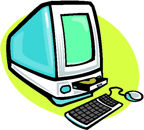 490x441 Free Desktop Computer Clipart Image