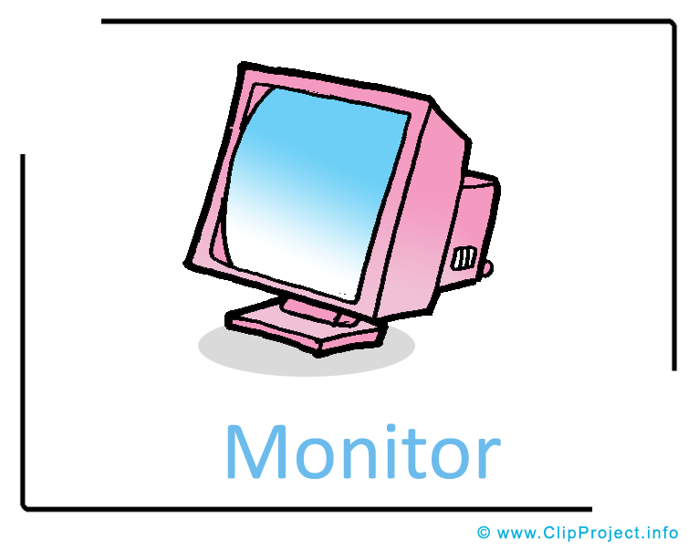 765x604 Computer Monitor Clipart Image Free