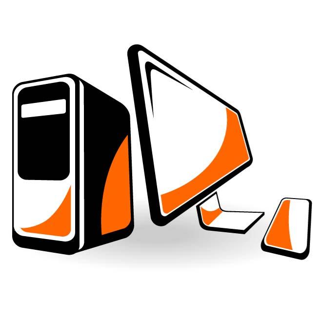 660x660 Desktop Computer Illustration