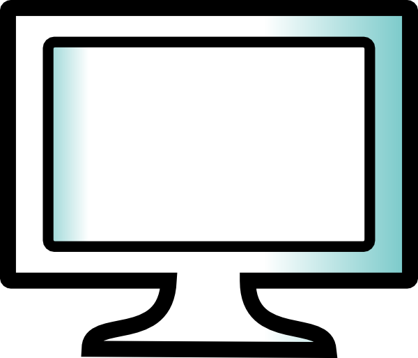 600x513 Small Computer Clip Art