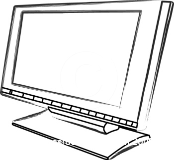 350x321 Computer Monitor Clip Art Free Clipart Images