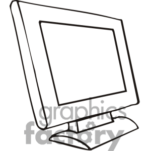 300x300 Desktop Computer Clipart Black And White Clipart Panda