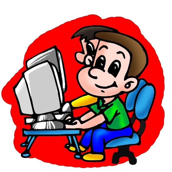 570x570 Kids Computer Lab Clipart
