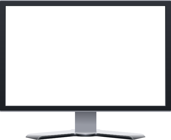 600x493 Computer Screen Clipart