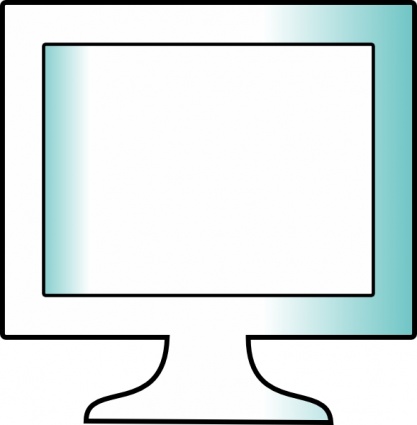 417x425 Computer Monitor Clipart 3