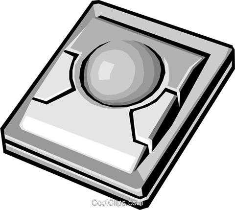 480x429 Computer Clipart Trackball