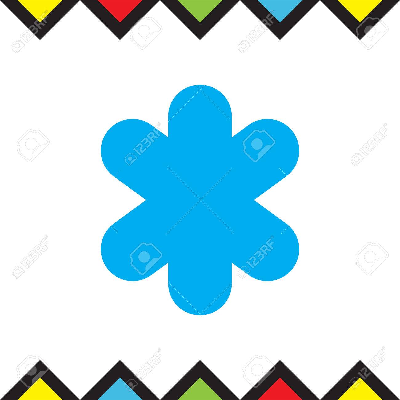 1300x1300 Asterisk Vector Icon. Computer Symbol. Royalty Free Cliparts