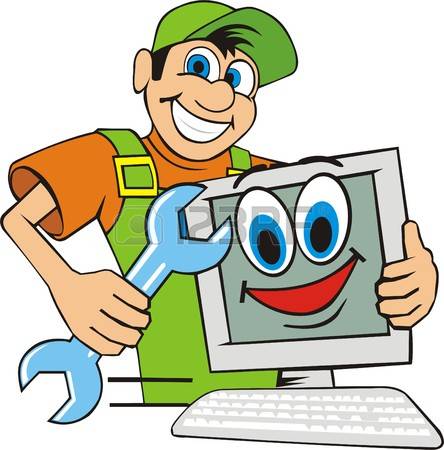 444x450 Computer Technician Clipart 101 Clip Art
