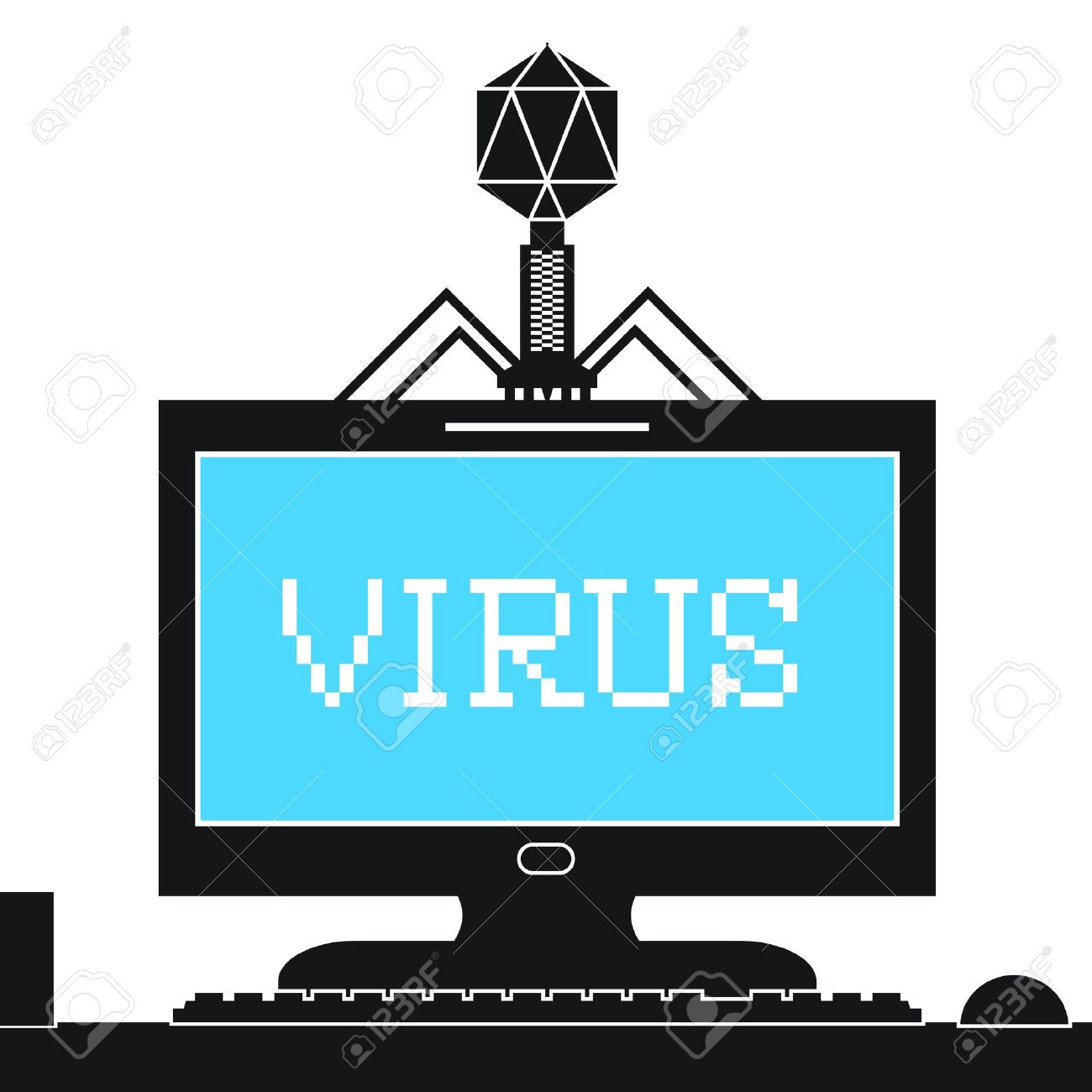 1300x1300 Clip Art Computer Virus Cliparts