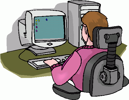 490x381 Person Using Computer Clip Art 101 Clip Art