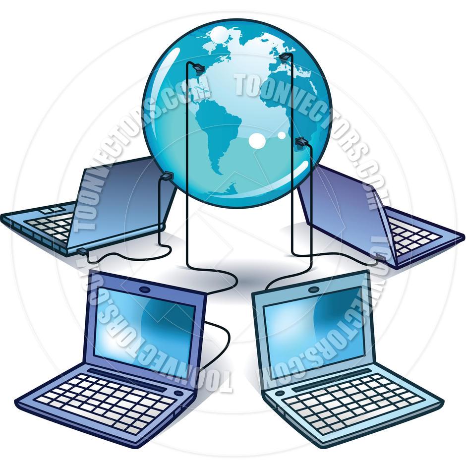 940x940 Computer World By Meshaq2000 Toon Vectors Eps