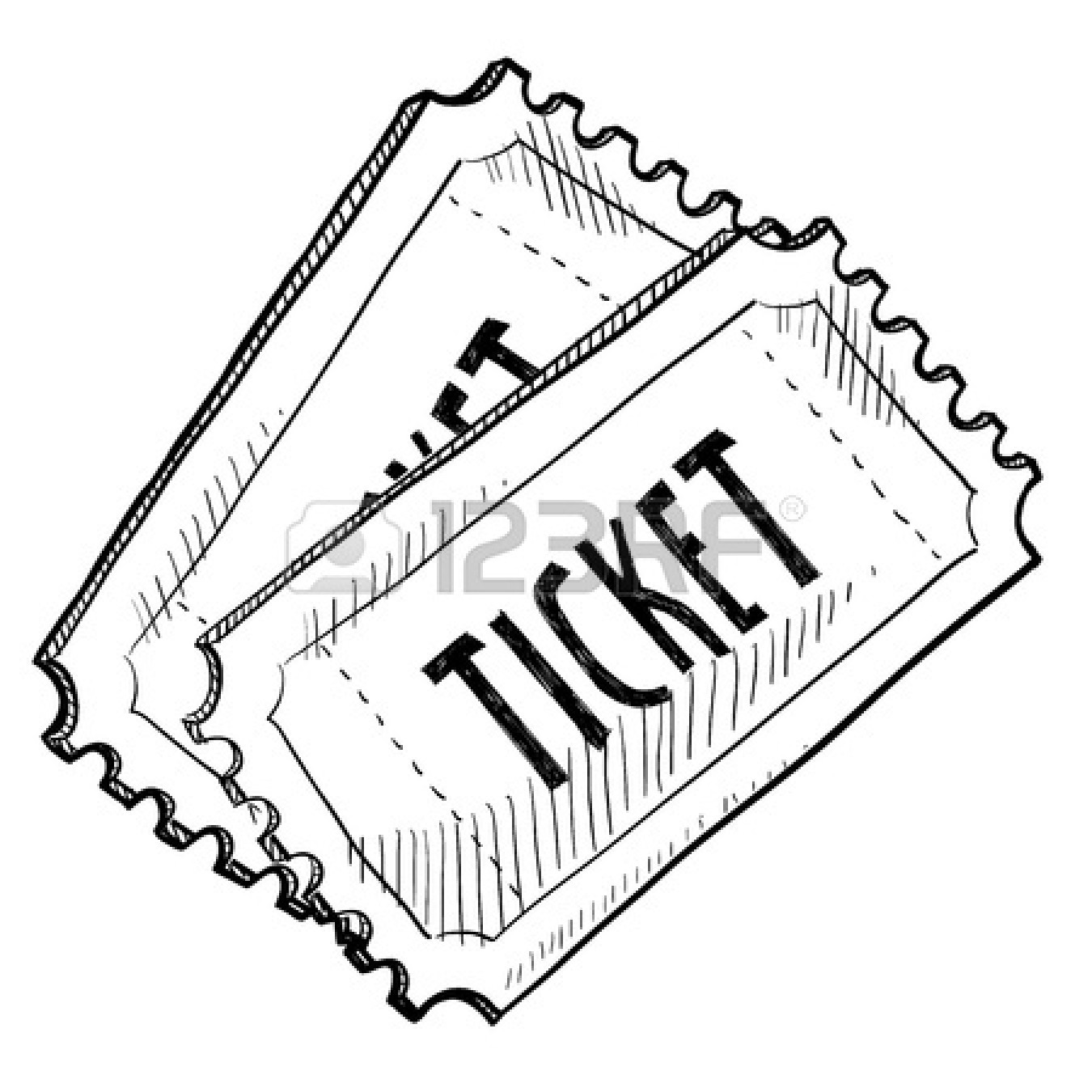 1350x1350 Concert Ticket Clipart