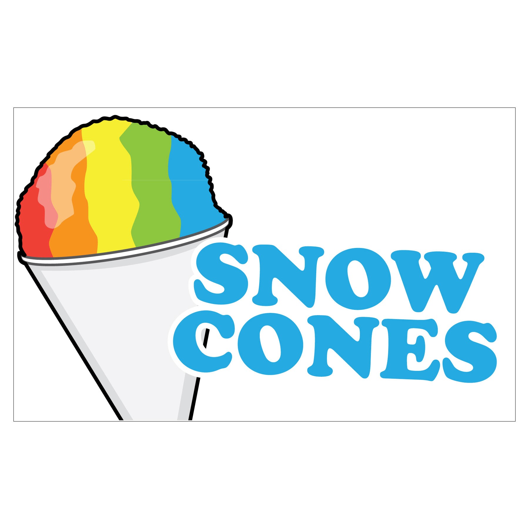 1800x1800 Cartoon Snow Cone Clipart