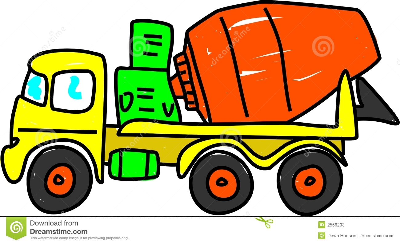 1300x794 Concrete Mixer Clipart