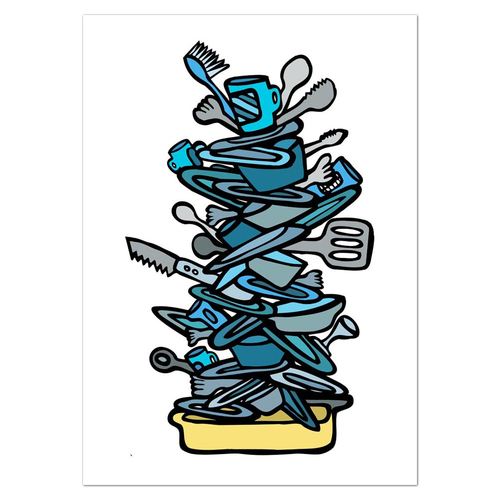 1000x1000 Dirty Dishes Clipart Free