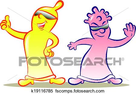 450x312 Clipart Of Condom Brothers K19116785