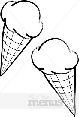 263x388 Waffle Cone Clipart